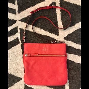 Kate Spade coral crossbody bag